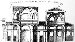 Guarino Guarini, Alzato del progetto per la chiesa di S.Andrea e Santuario Consolata